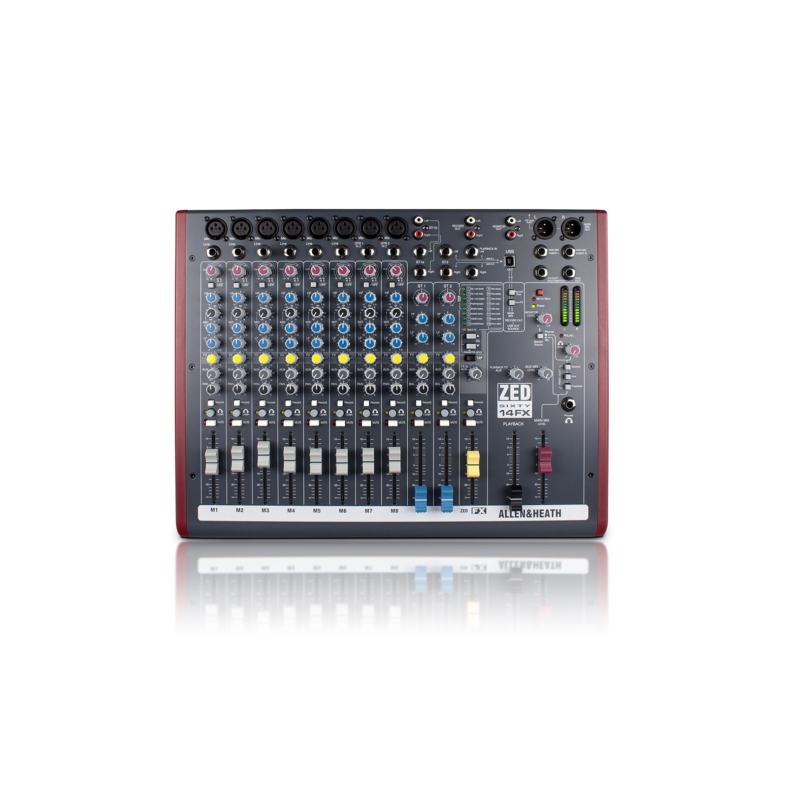 Allen & Heath Compact Stereo Mixer ZED60-14FX - Alternate View 4