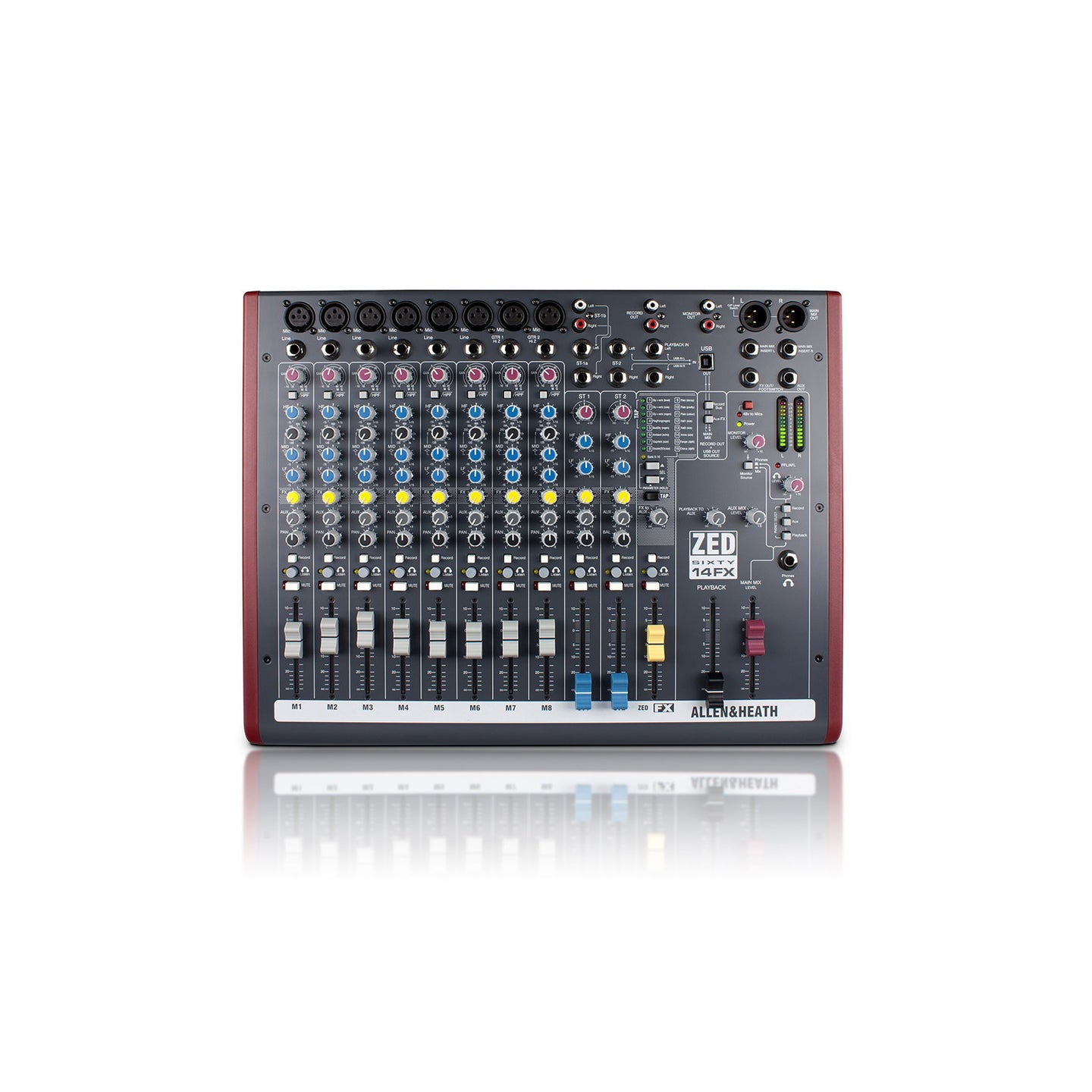 Allen & Heath Compact Stereo Mixer ZED60-14FX - Alternate View 4