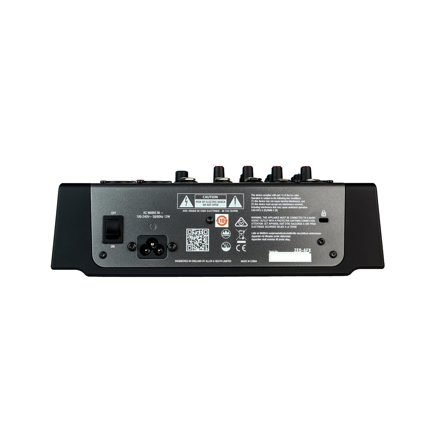 Allen & Heath Compact Stereo Mixer ZED6FX - Alternate View 6