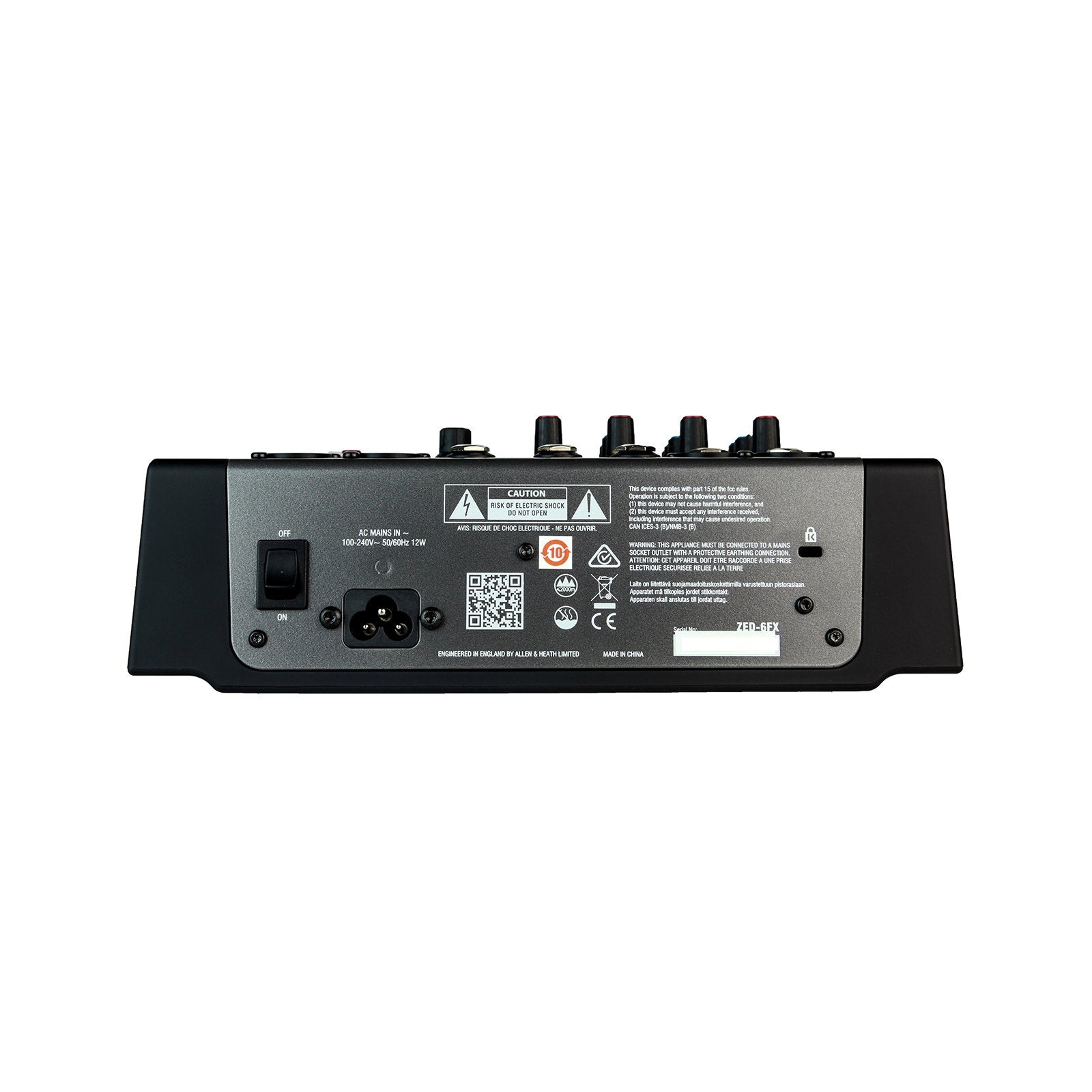 Allen & Heath Compact Stereo Mixer ZED6FX - Alternate View 6