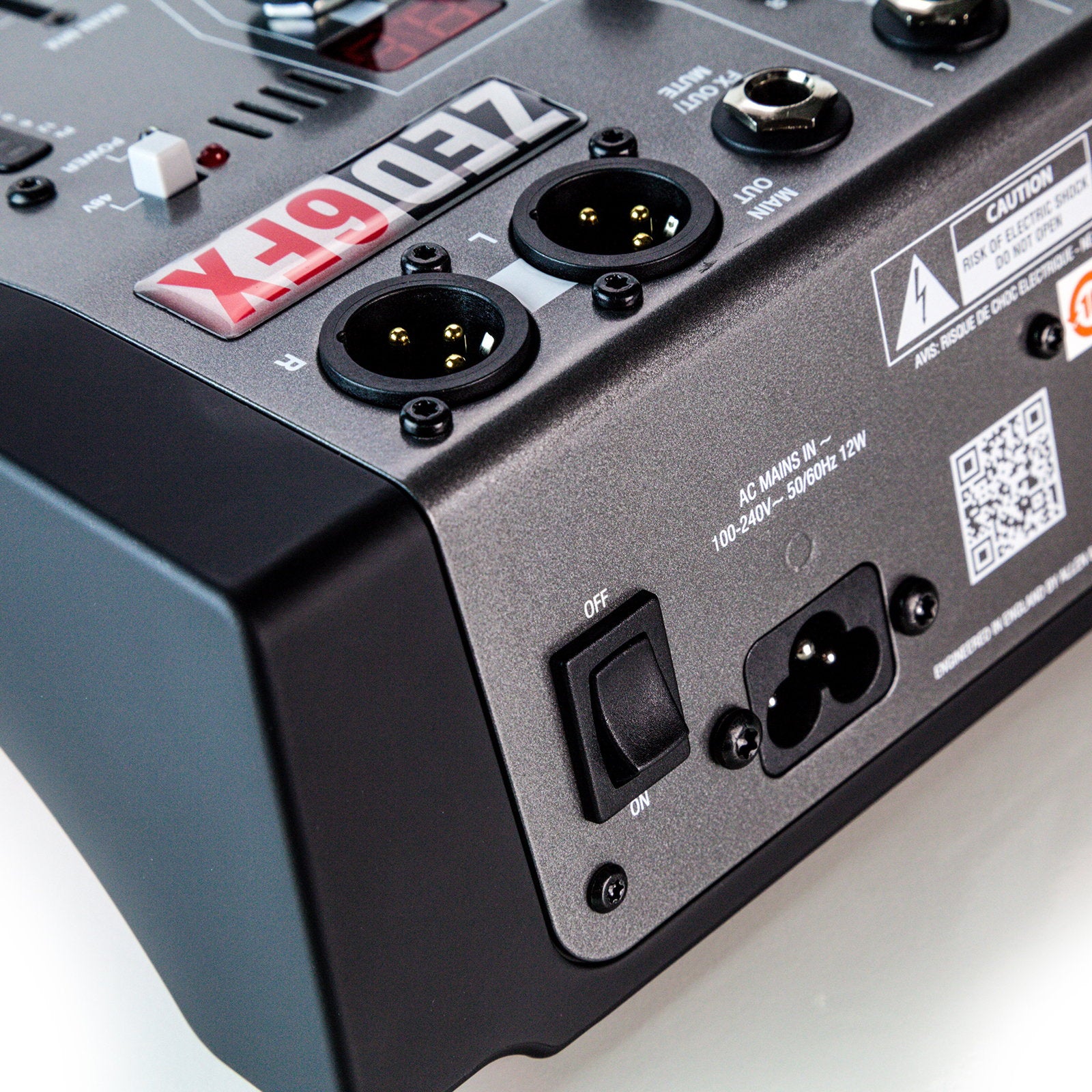 Allen & Heath Compact Stereo Mixer ZED6FX - Alternate View 4