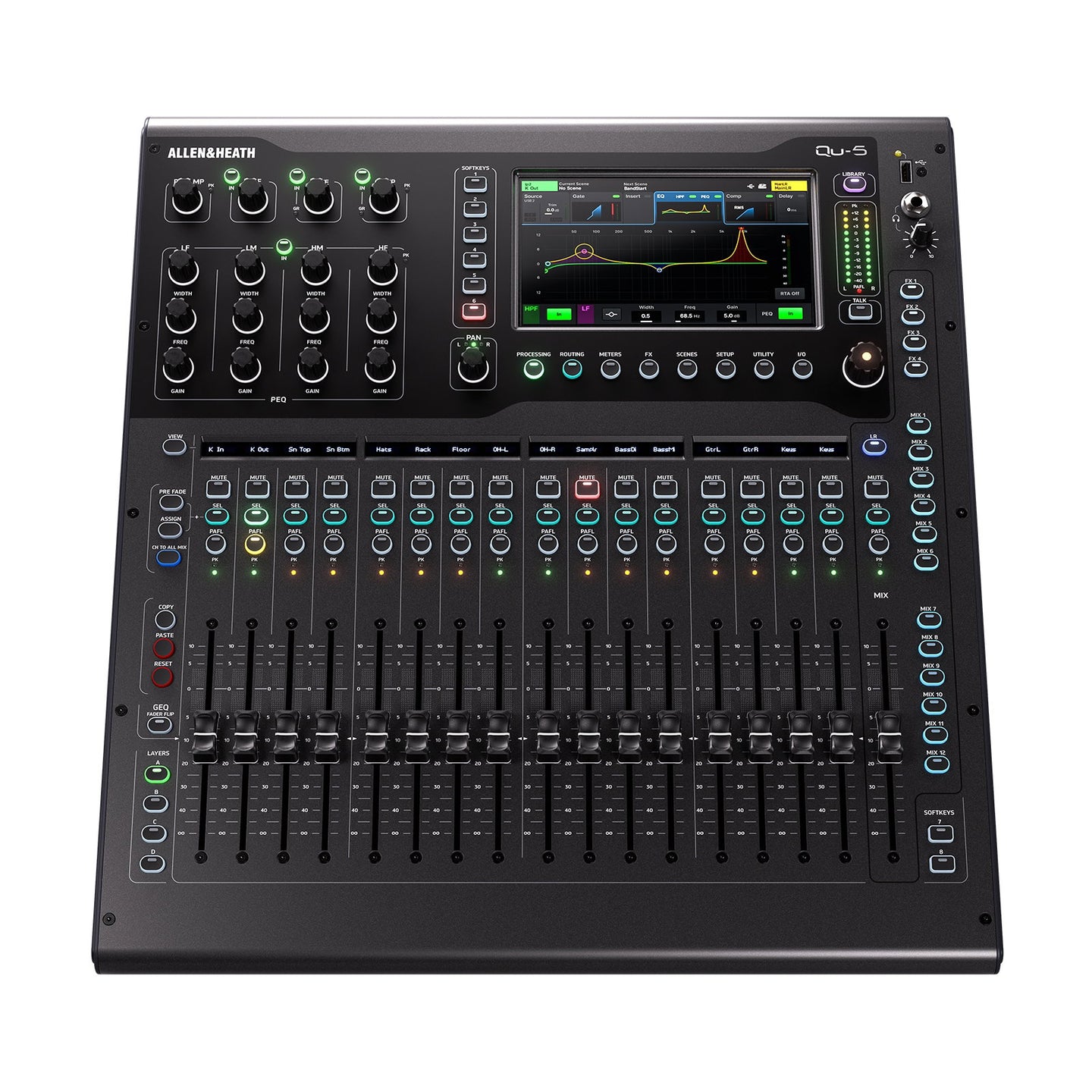 Allen & Heath Digital Mixing Console With 16 Faders Qu-5 - Main View