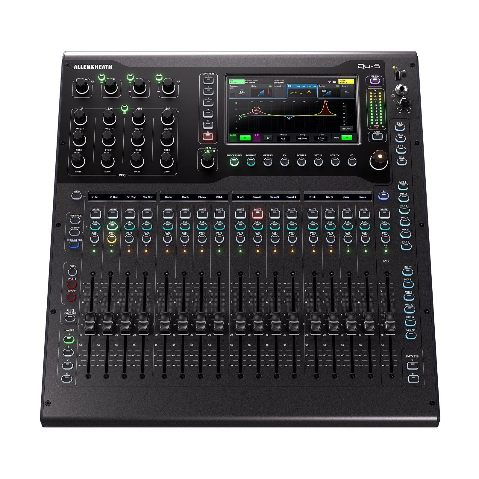 Allen & Heath Digital Mixing Console With 16 Faders Qu-5 - Main View