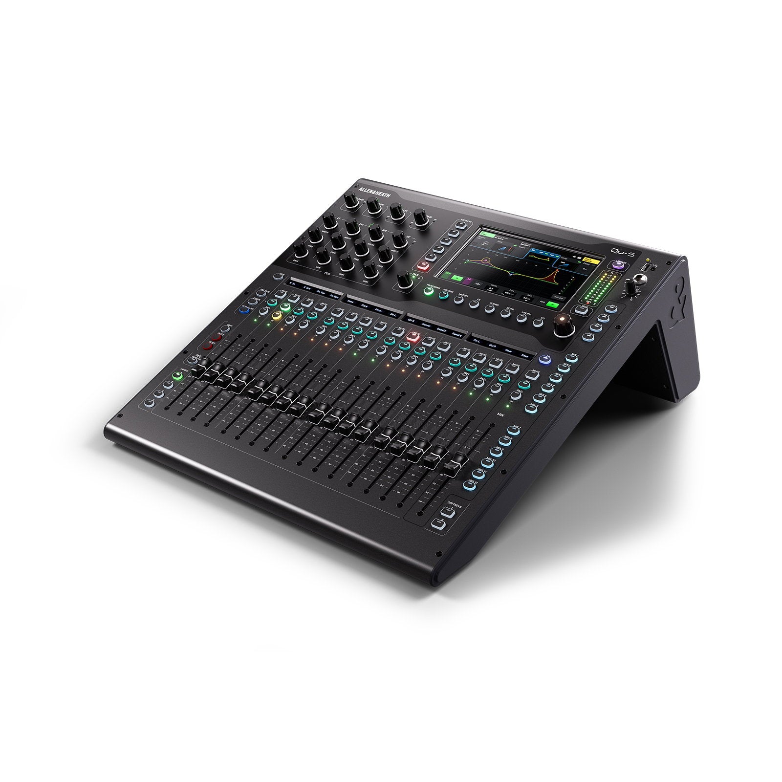 Allen & Heath Digital Mixing Console With 16 Faders Qu-5 - Back Panel and Connections