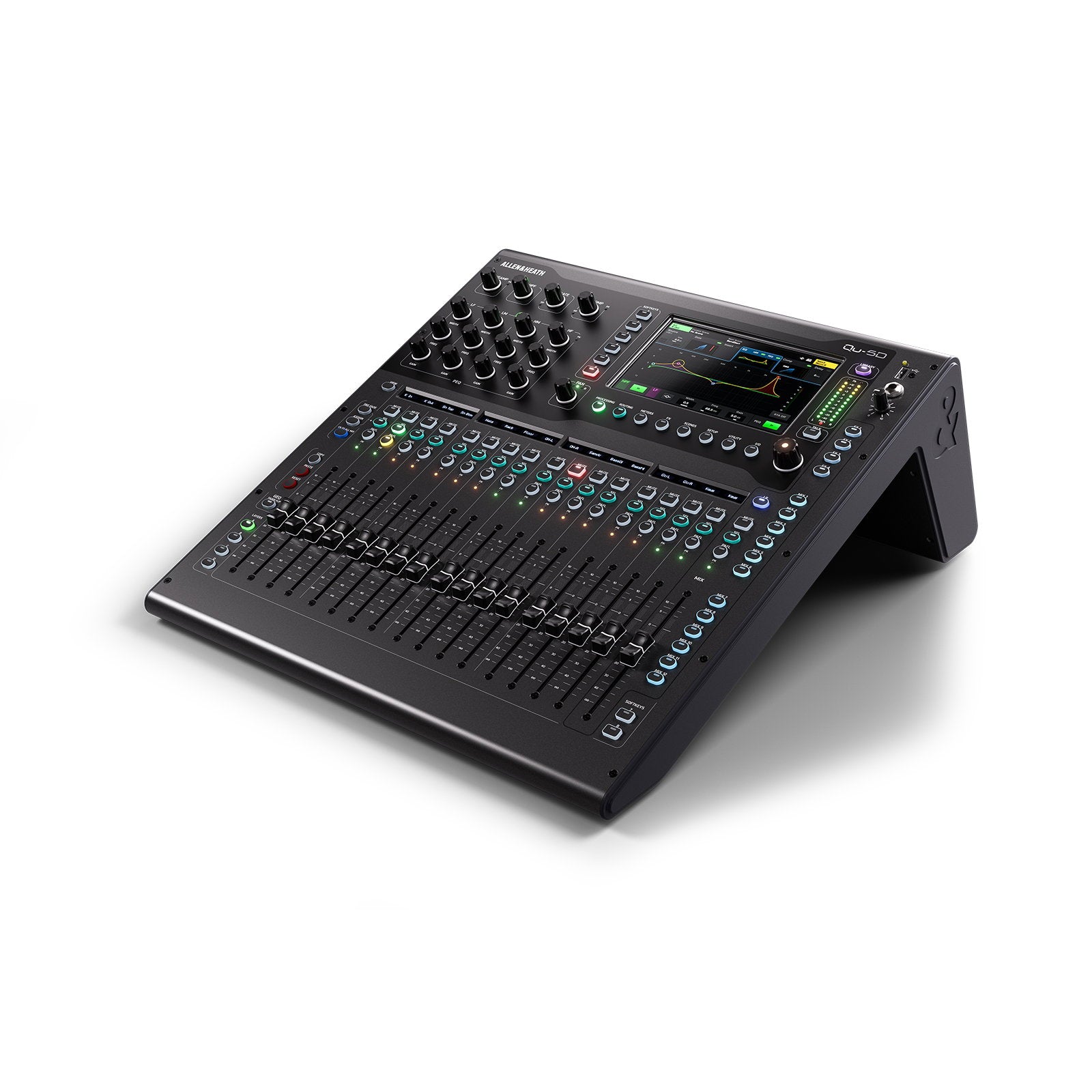 Allen & Heath Digital Mixing Console With 16 Faders and 16x16 Dante Qu-5D - Alternate View 1