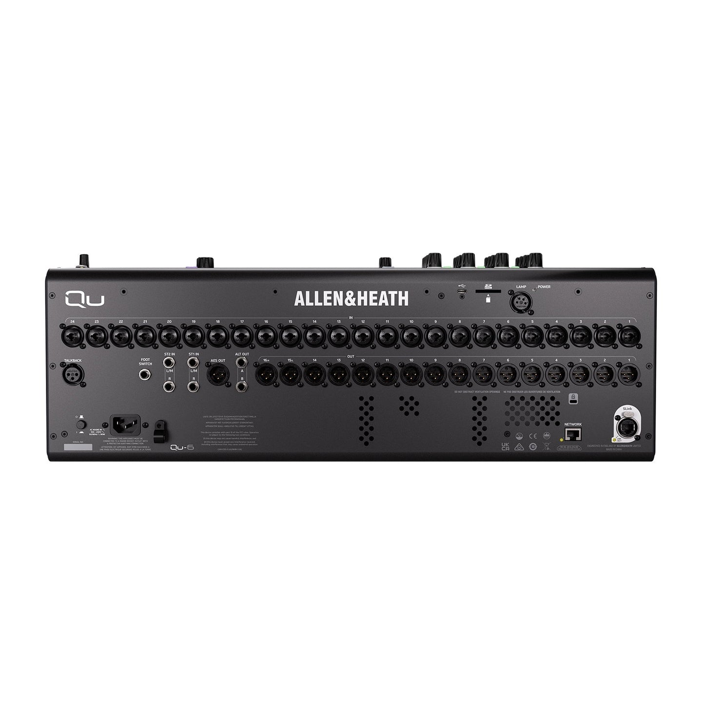 Allen & Heath Digital Mixing Console With 24 Faders Qu-6 - Alternate View 1