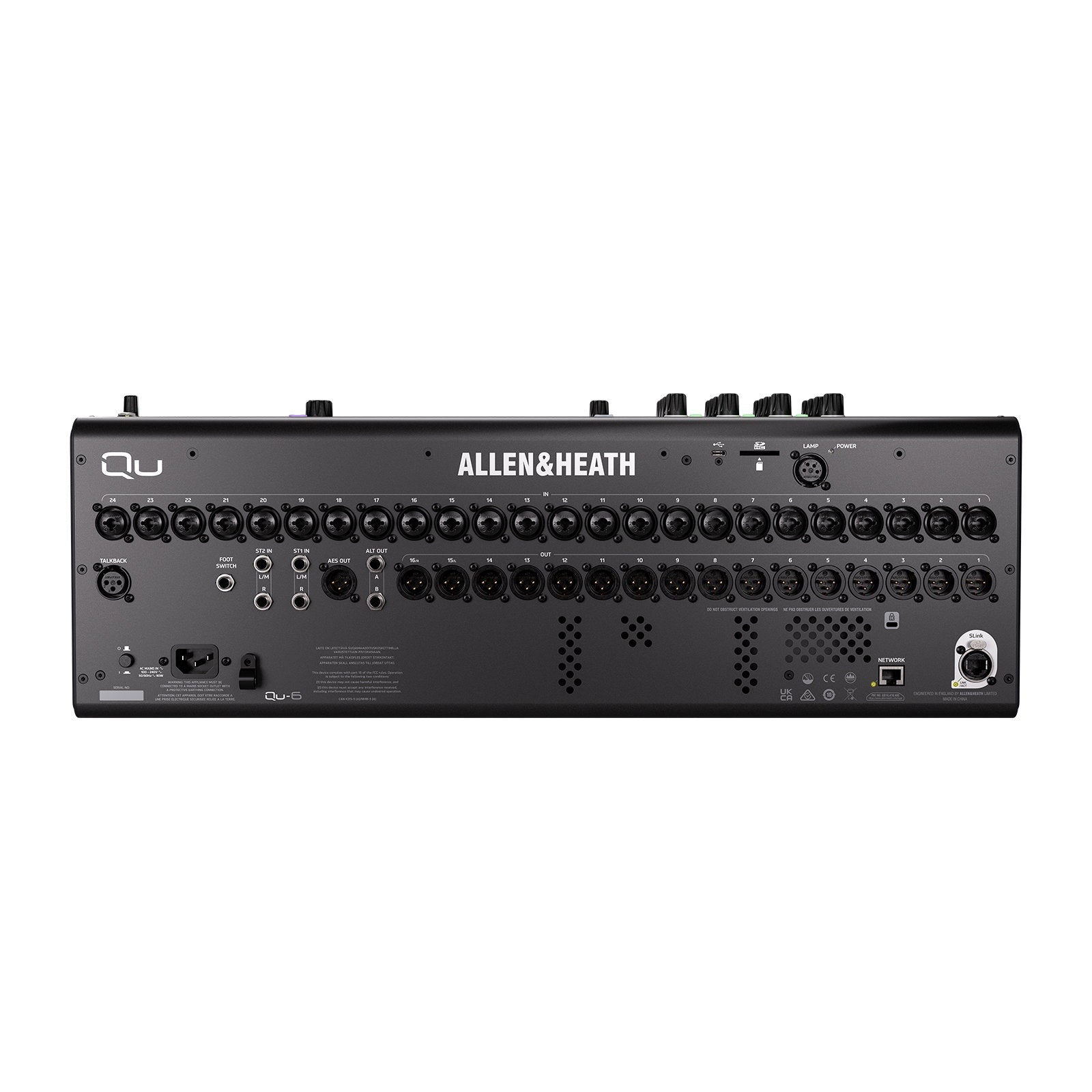 Allen & Heath Digital Mixing Console With 24 Faders Qu-6 - Alternate View 1