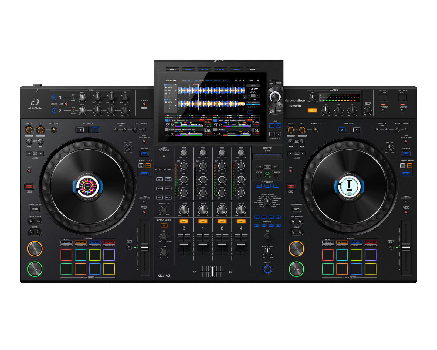 AlphaTheta XDJ-AZ 4-Channel All in One rekordbox / Serato DJ System - Main