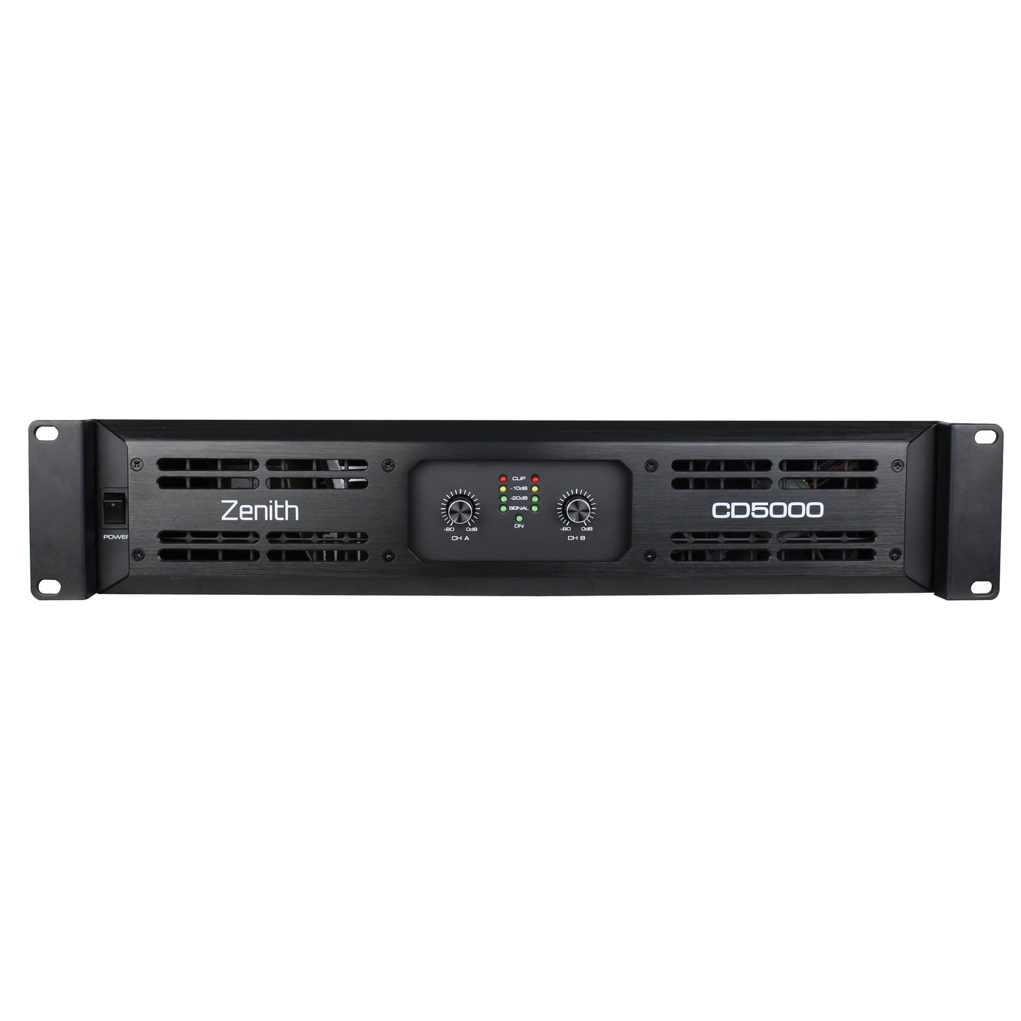 Zenith CD 5000 Power Amplifier - Back Panel and Connections