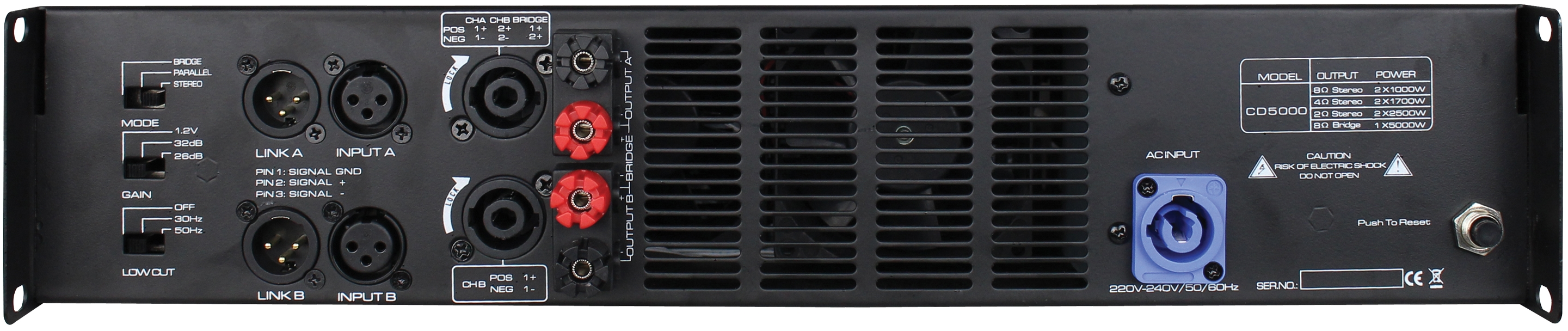 Zenith CD 5000 Power Amplifier - Alternate View 1