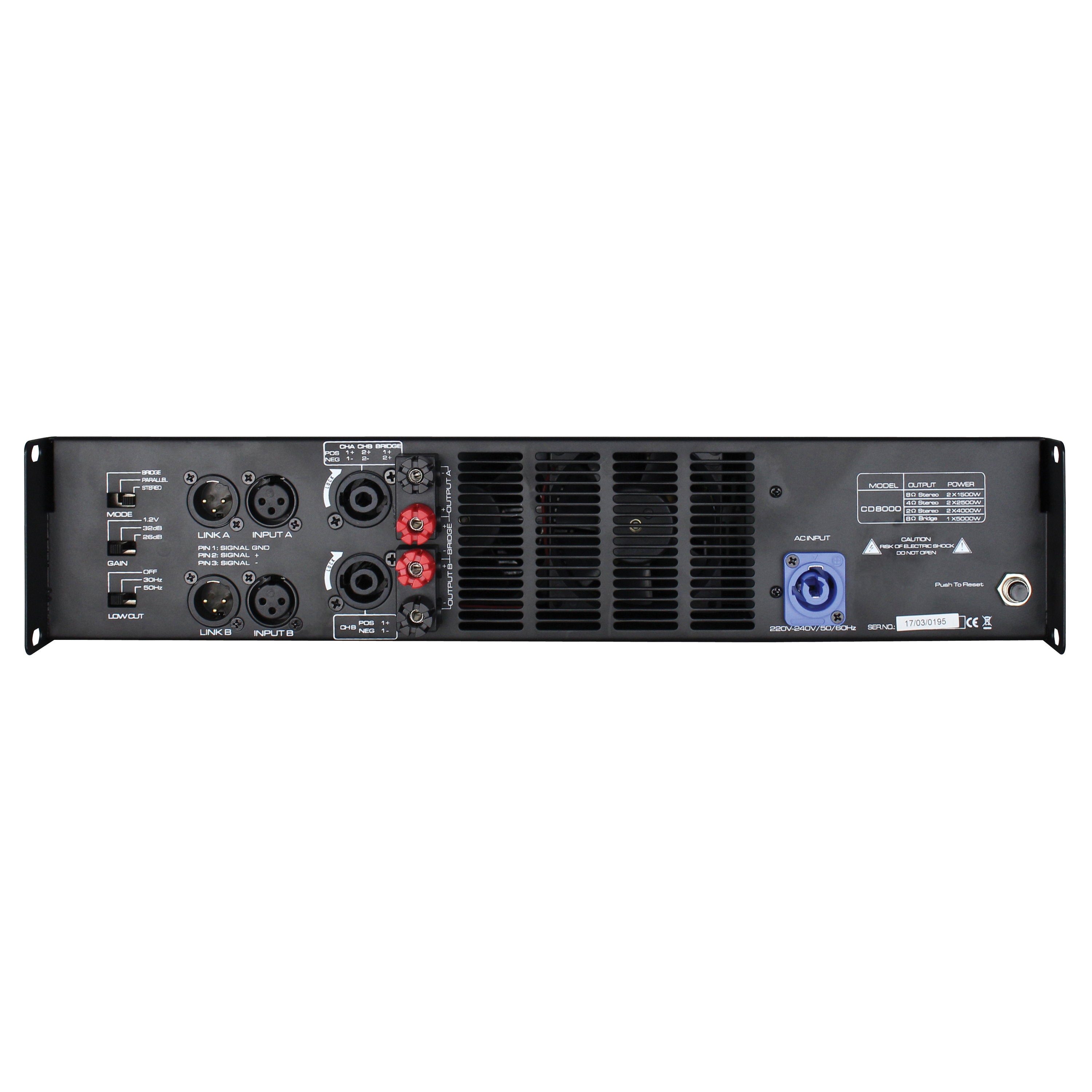Zenith CD 8000 Power Amplifier - Alternate View 1