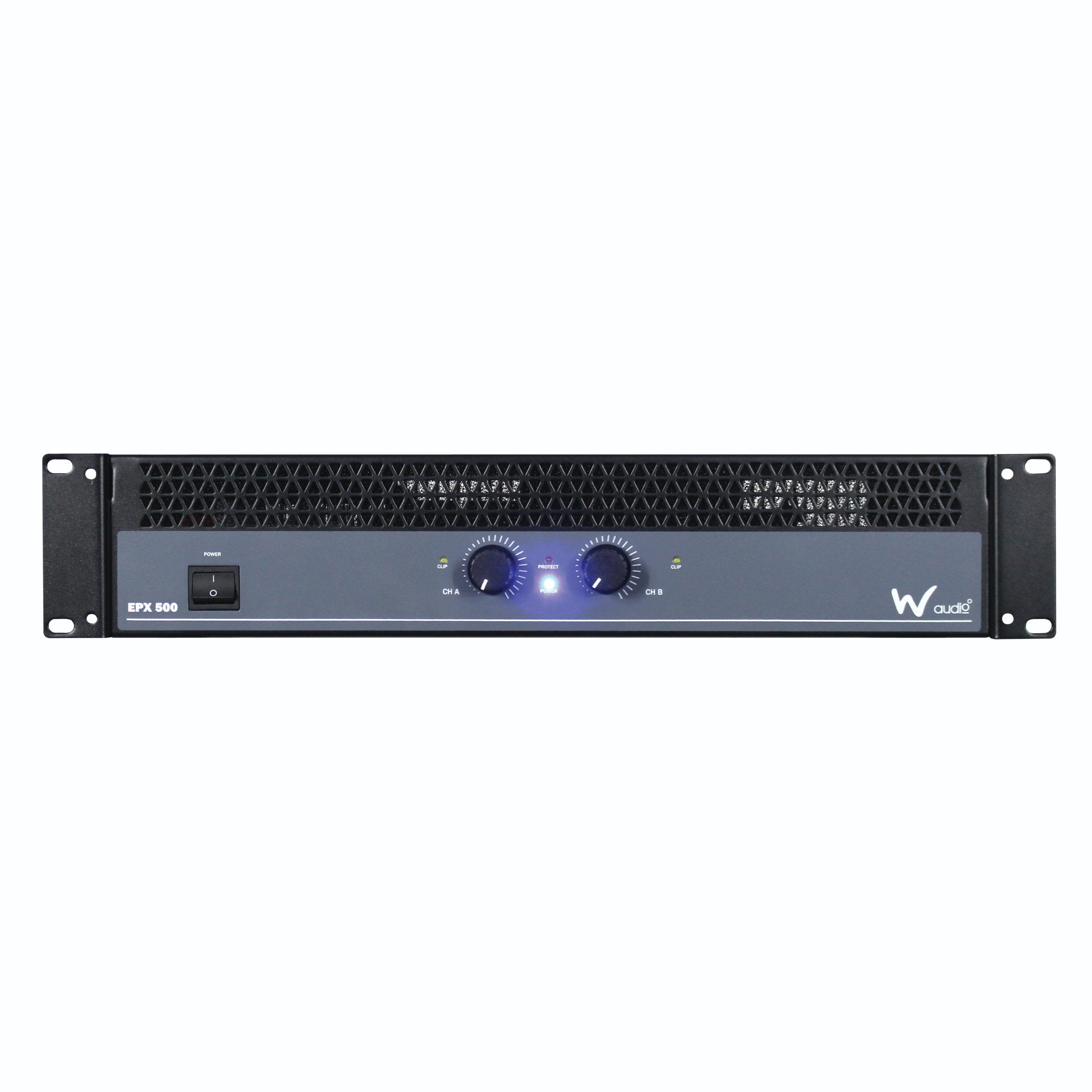 W Audio EPX 500 Power Amplifier - Back Panel and Connections
