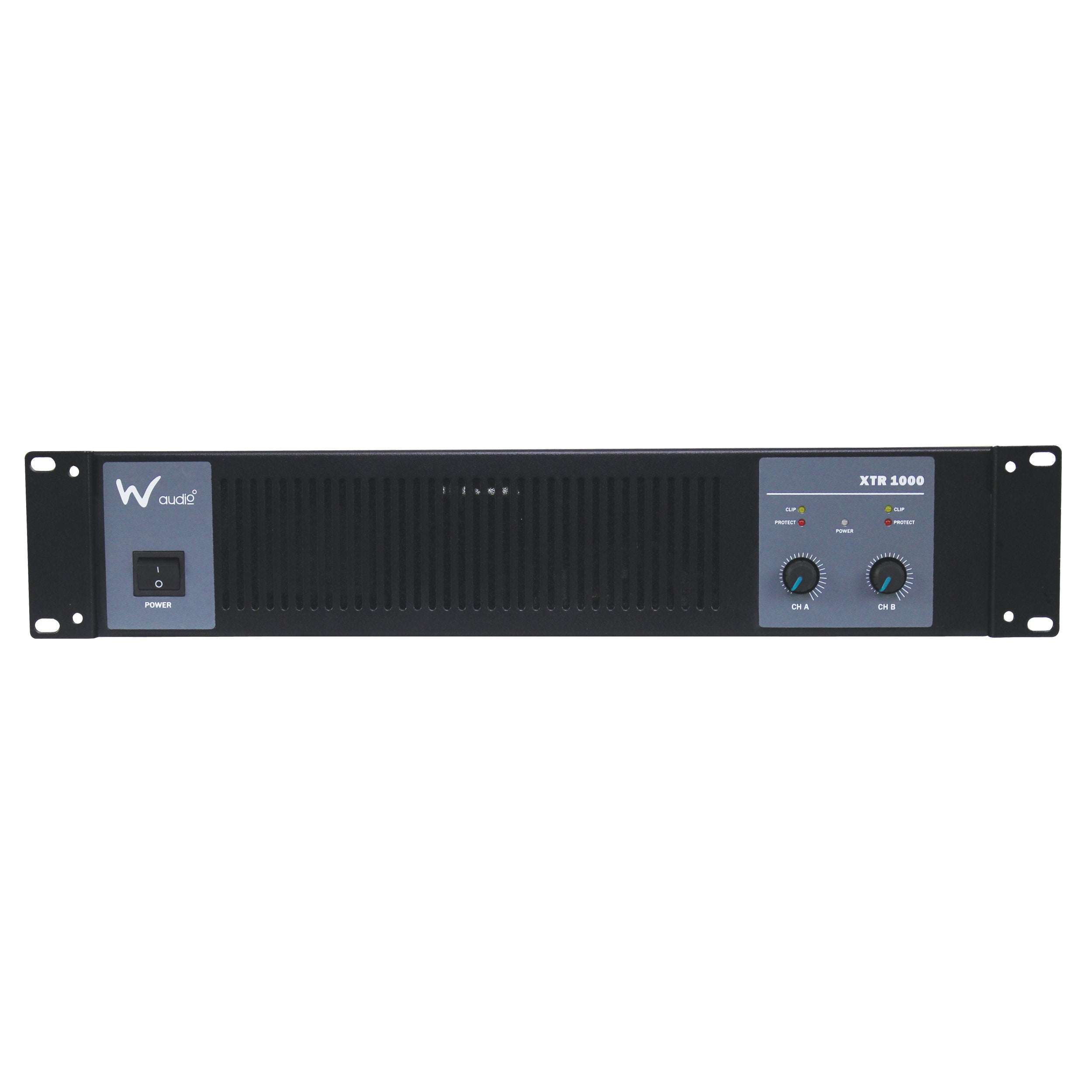 W Audio XTR 1000 Power Amplifier - Back Panel and Connections