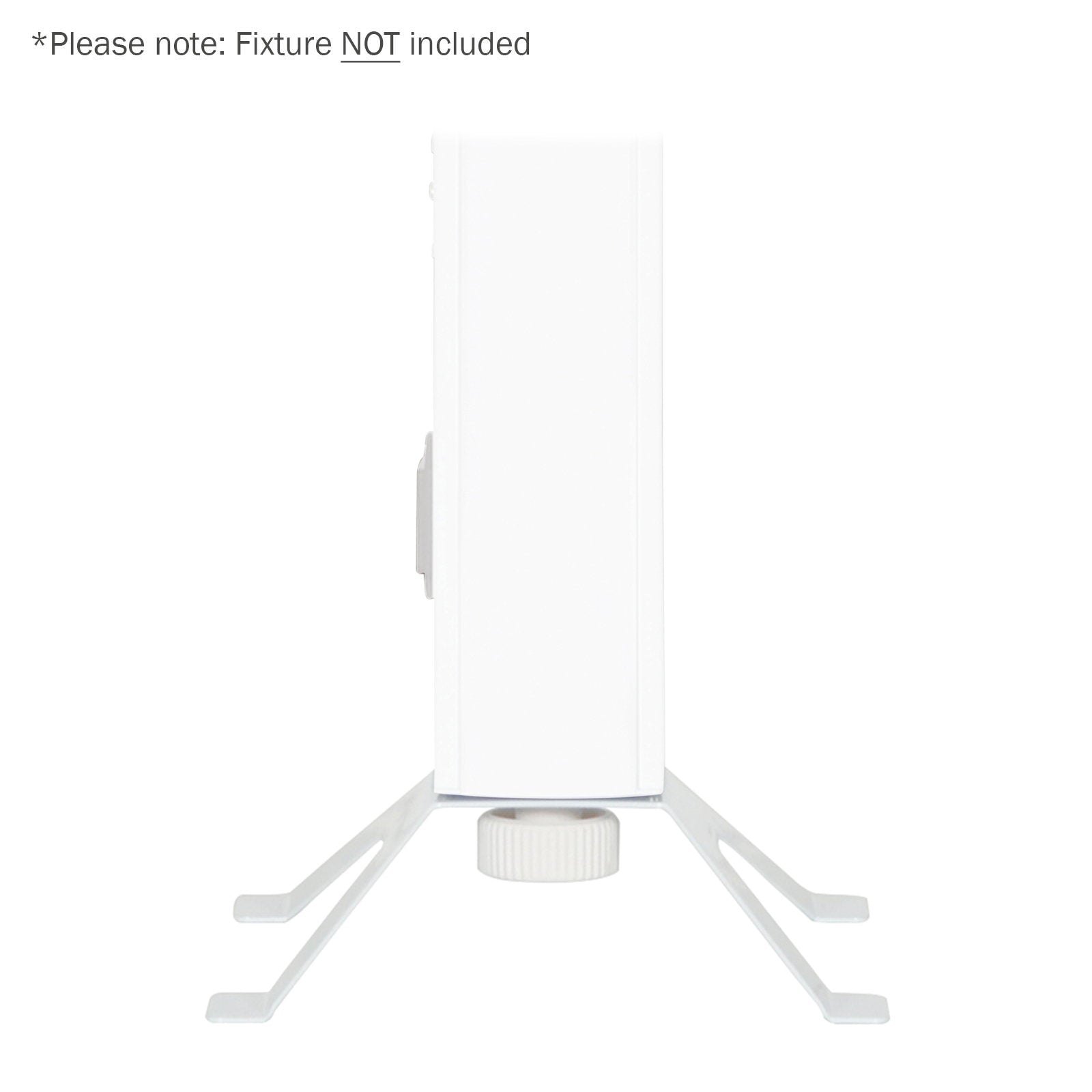 Equinox Batten Floor Standing Bracket (White) - Main View