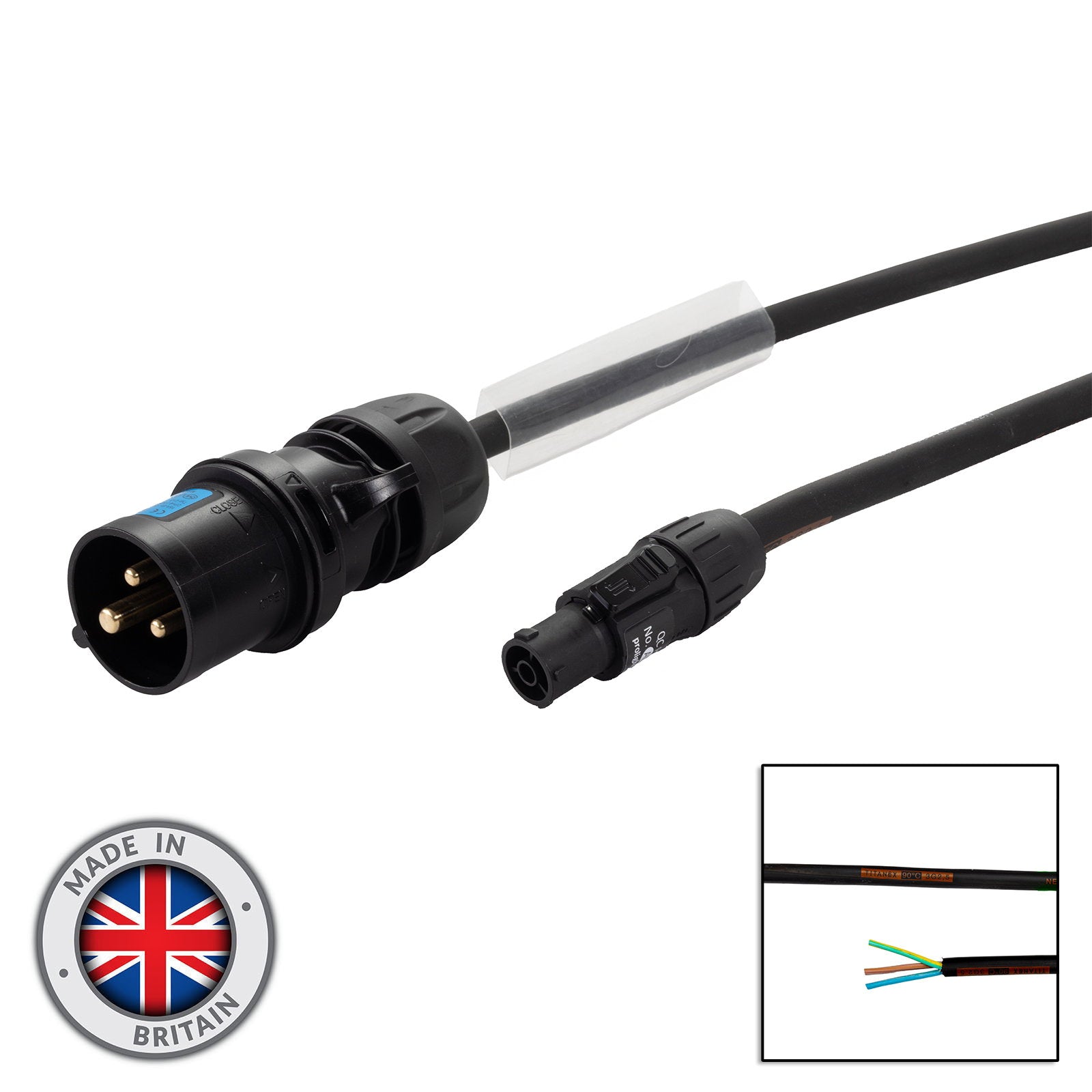 Elumen8 10m 16A IP44 Male – PowerTwist TR1 IP65 – 2.5mm H07RN-F - Alternate View 1