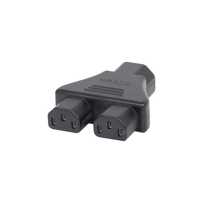 LEDJ Adaptor IEC Male - 2 x IEC Female 10A - Main View