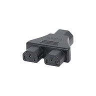 LEDJ Adaptor IEC Male - 2 x IEC Female 10A - Main View