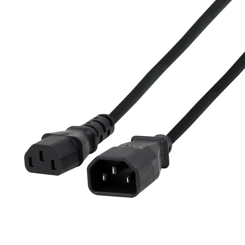 LEDJ 1m IEC Male - IEC Female Cable - Main View