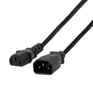 LEDJ 1m IEC Male - IEC Female Cable - Main View