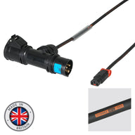 Elumen8 3m 1mm H07RN-F 16A T-Connect – C13 IEC Lock Cable - Main View
