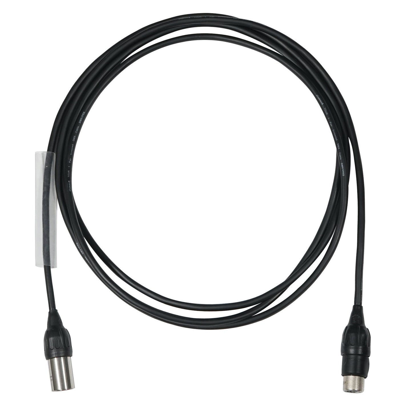 Elumen8 10m 5-Pin XLR -TOP IP65 Neutrik Male - Female DMX Cable - Alternate View 1