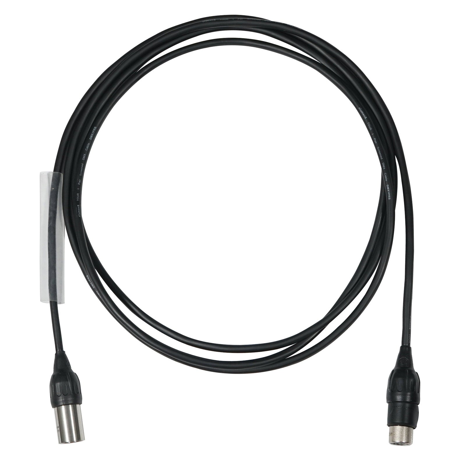 Elumen8 15m 5-Pin XLR -TOP IP65 Neutrik Male - Female DMX Cable - Alternate View 1