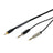 W Audio 3m 3.5mm Stereo Jack - 2 x 6.35mm Mono Jack Cable - Main View