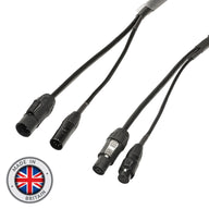 Elumen8 1m Combi 1.5mm IP65 Seetronic TR1 Power/ 5-Pin DMX Cable - Main View