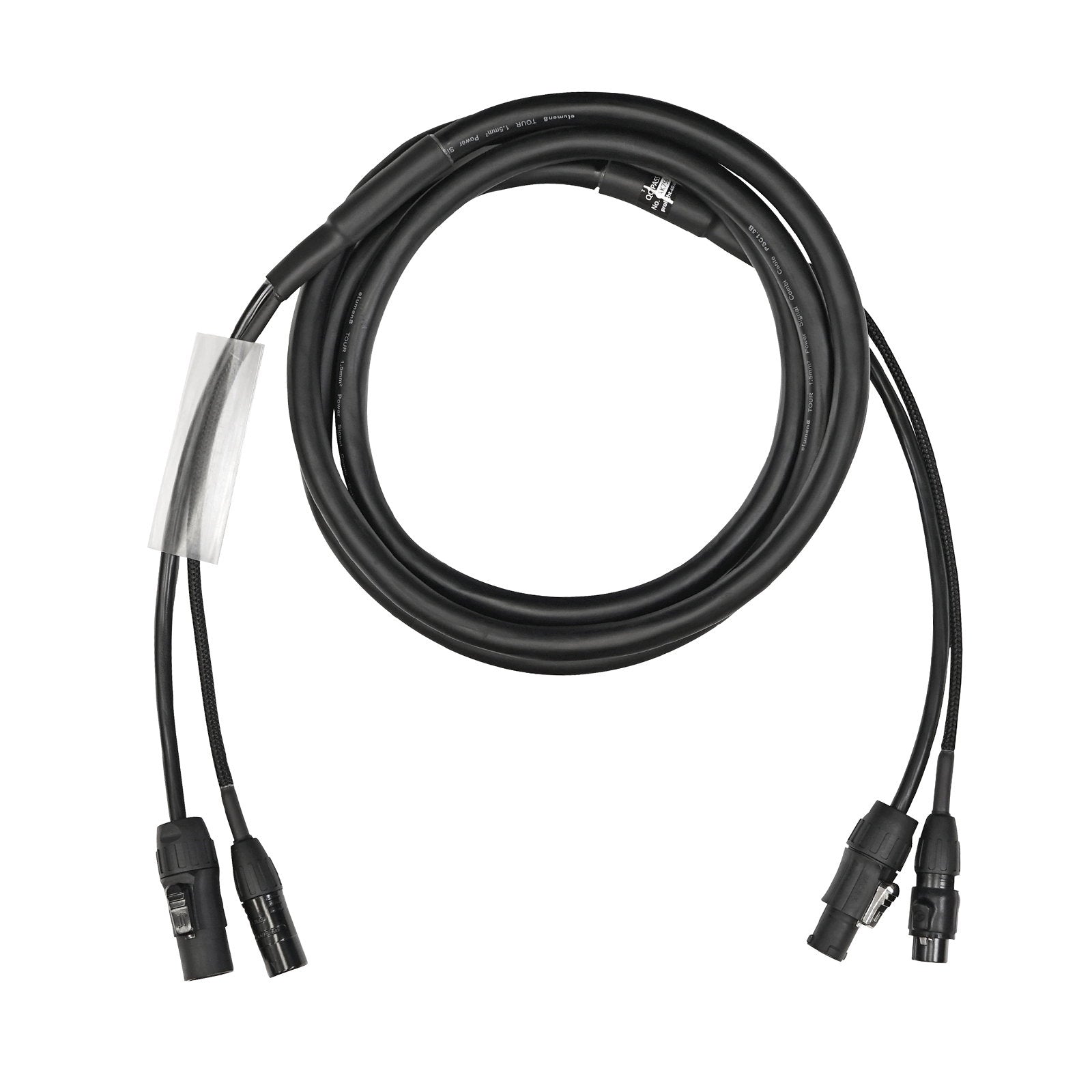 Elumen8 10m Combi 1.5mm IP65 Seetronic TR1 Power/ 5-Pin DMX Cable - Main View