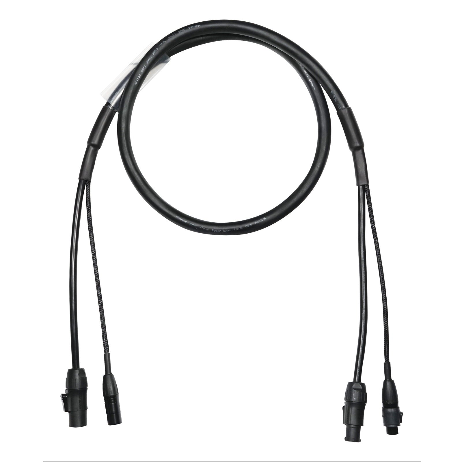 Elumen8 2m Combi 2.5mm IP65 Seetronic TR1 Power/ 5Pin DMX Cable - Main View