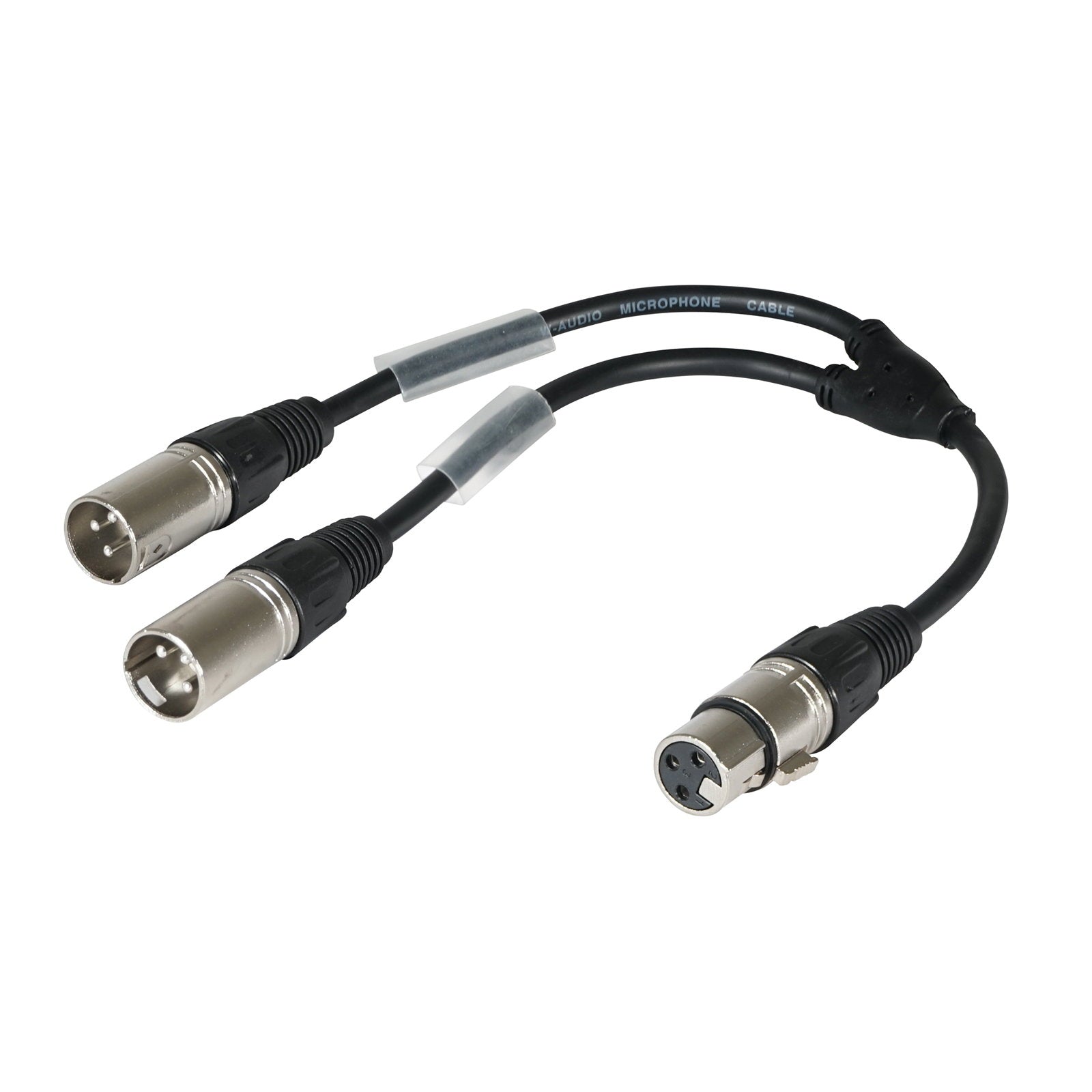 W Audio 0.25m XLR Female - 2 x XLR Male Cable - Alternate View 1