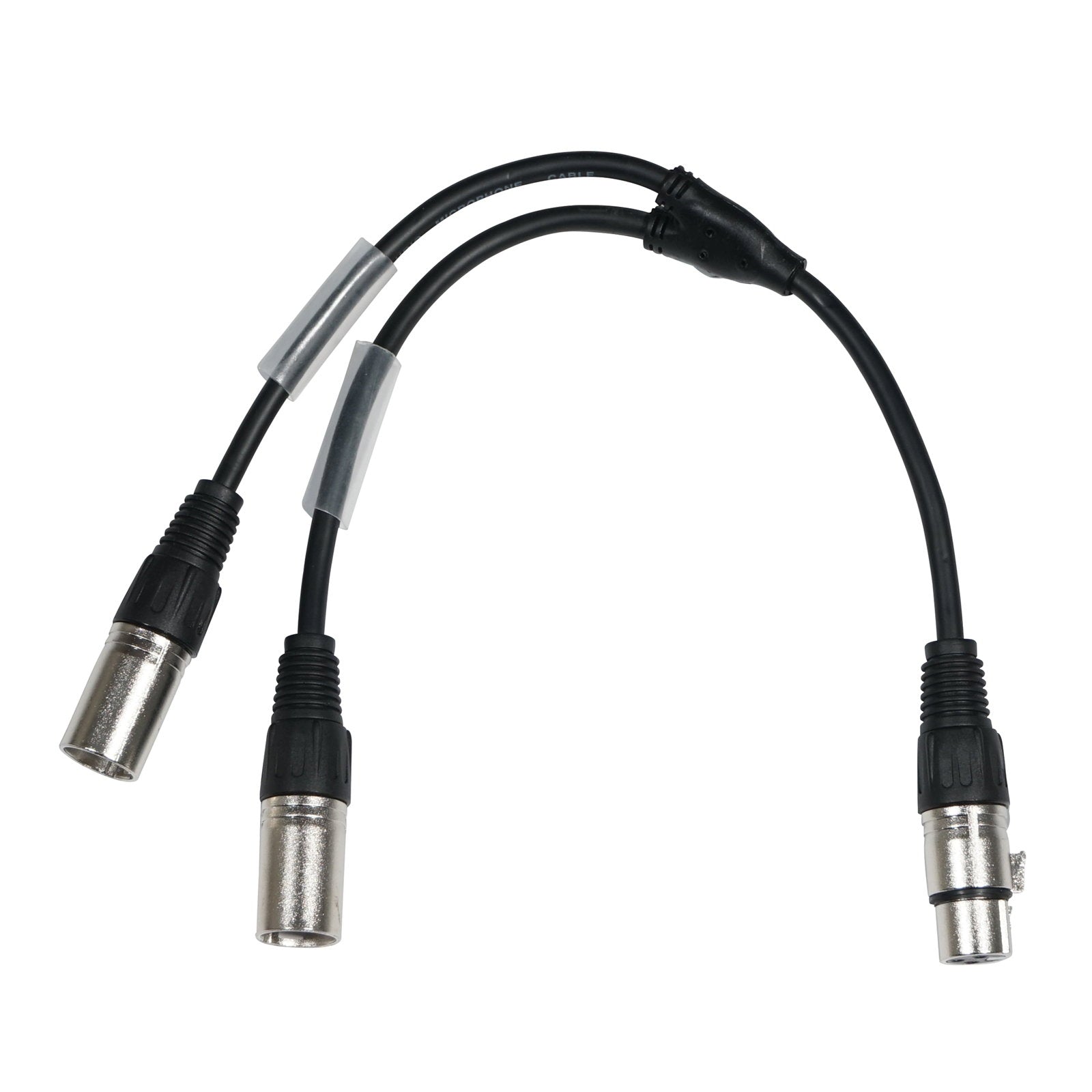 W Audio 0.25m XLR Female - 2 x XLR Male Cable - Main View