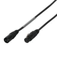 LEDJ 20m 3-Pin Male XLR - 3-Pin Female XLR DMX Cable - Alternate View 1