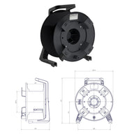 Schill Empty Cable Reel with Auxiliary Winder GT310.RM - Main View
