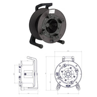 Schill Empty Cable Reel with Auxiliary Winder GT450.RM - Main View