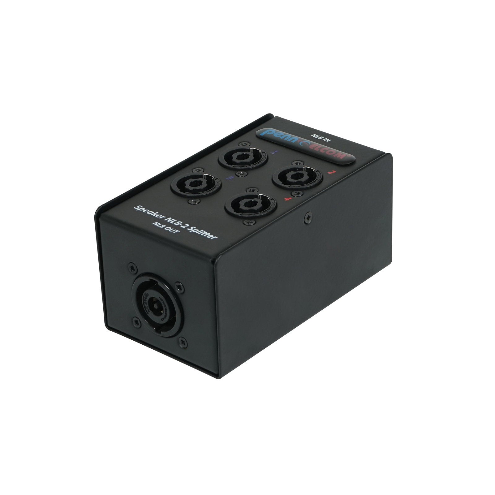 Penn Elcom 4-Way speakON Splitter Box with Feed Thru (R2SP82G2) - Alternate View 1