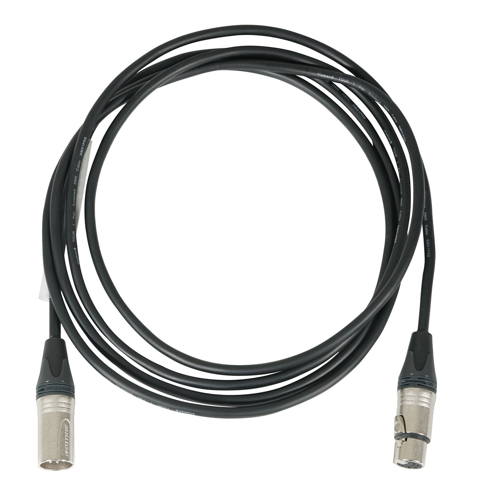 Elumen8 100m 5-Pin Neutrik Male - Female XLR eLumen8 DMX Cable - Main View