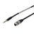 W Audio 0.25m XLR Female - 6.35mm Stereo Jack Cable - Main View