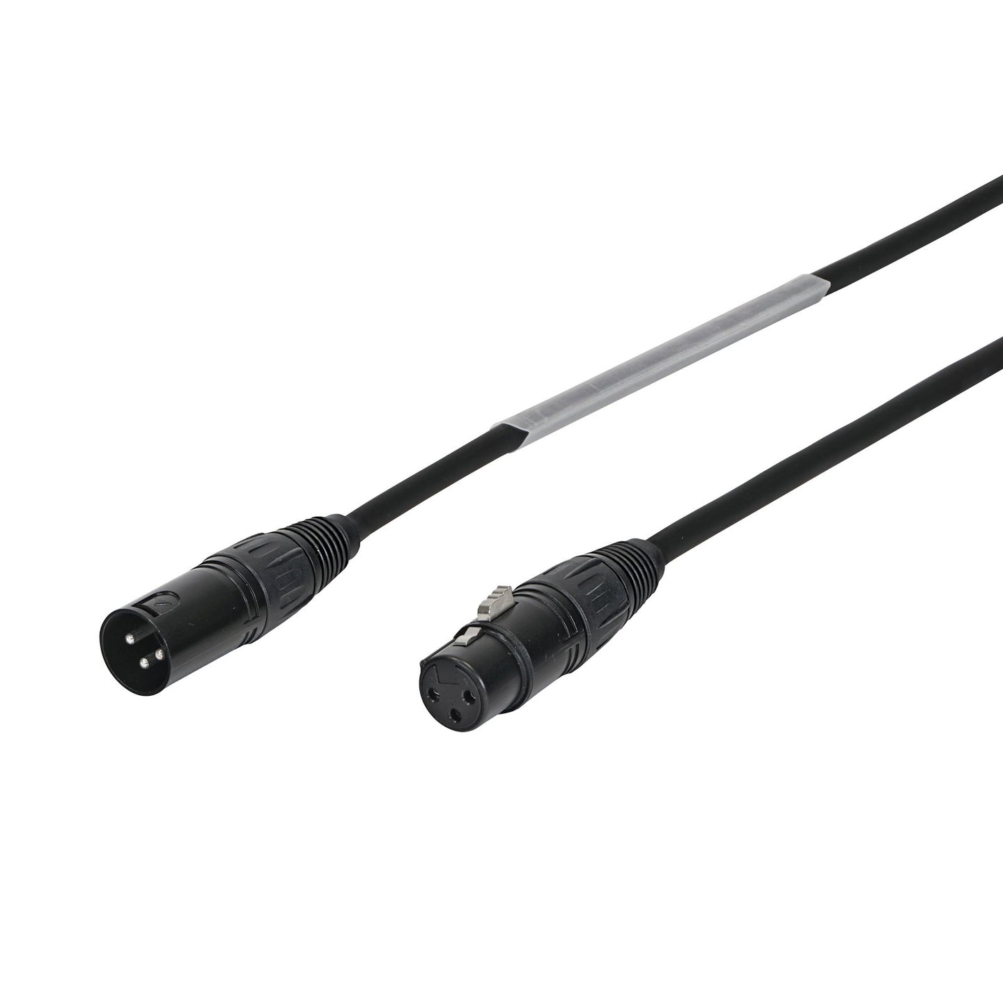 LEDJ 0.5m 3-Pin Male XLR - 3-Pin Female XLR DMX Cable - Main View