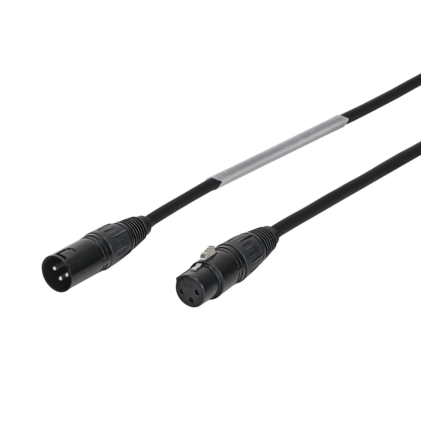 LEDJ 0.5m 3-Pin Male XLR - 3-Pin Female XLR DMX Cable - Main View