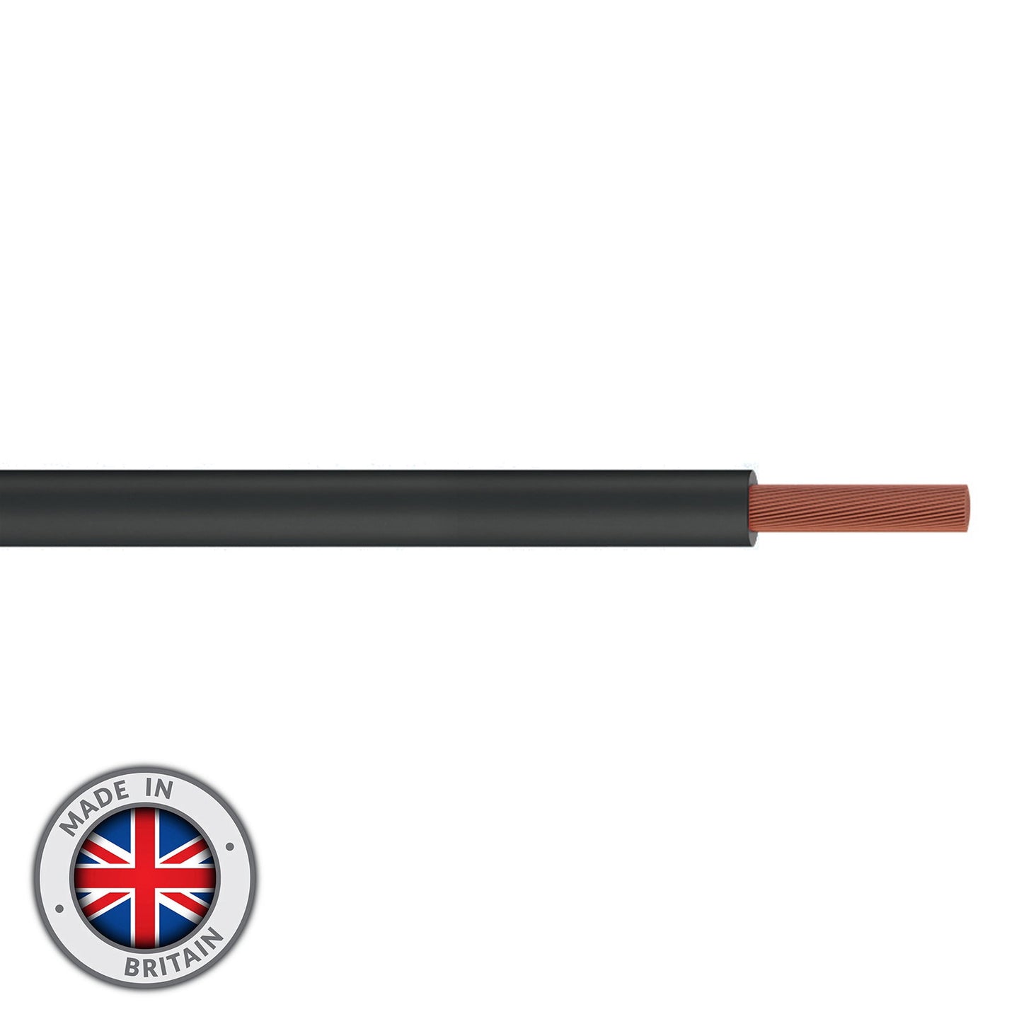 Elumen8 Tri-Rated Switchgear Wire 2.5mm 100m Black                  - Main View
