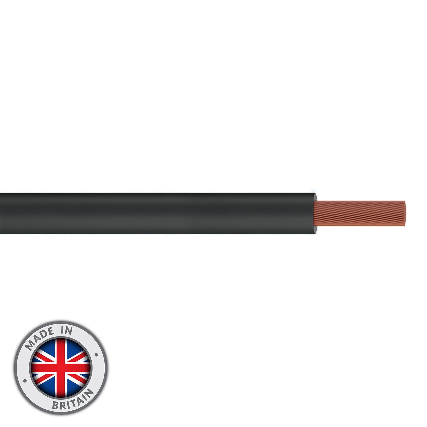 Elumen8 Tri-Rated Switchgear Wire 6mm 100m Black                  - Main View