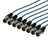 W Audio 25m XLR Multicore Drum 8-Way - Back Panel and Connections