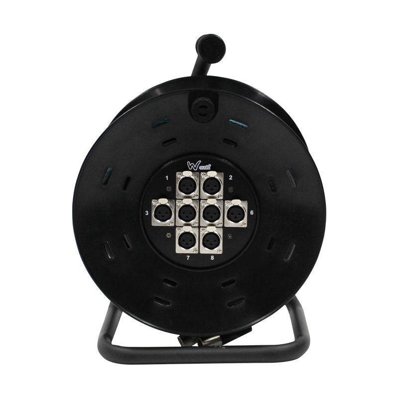 W Audio 25m XLR Multicore Drum 8-Way - Main View