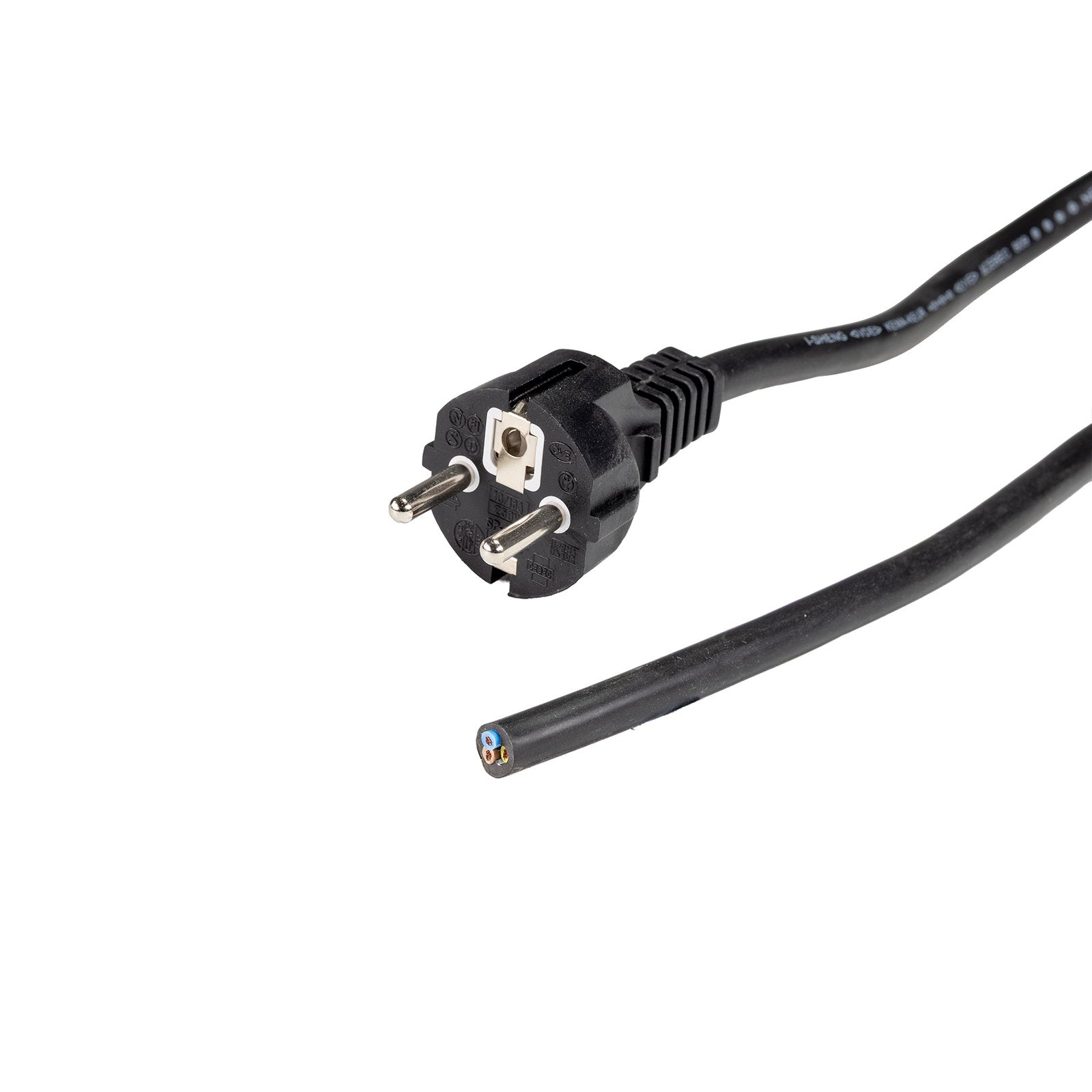Elumen8 1.5m Schuko to Bare Ends Cable 1mm H07RN-F - Main View
