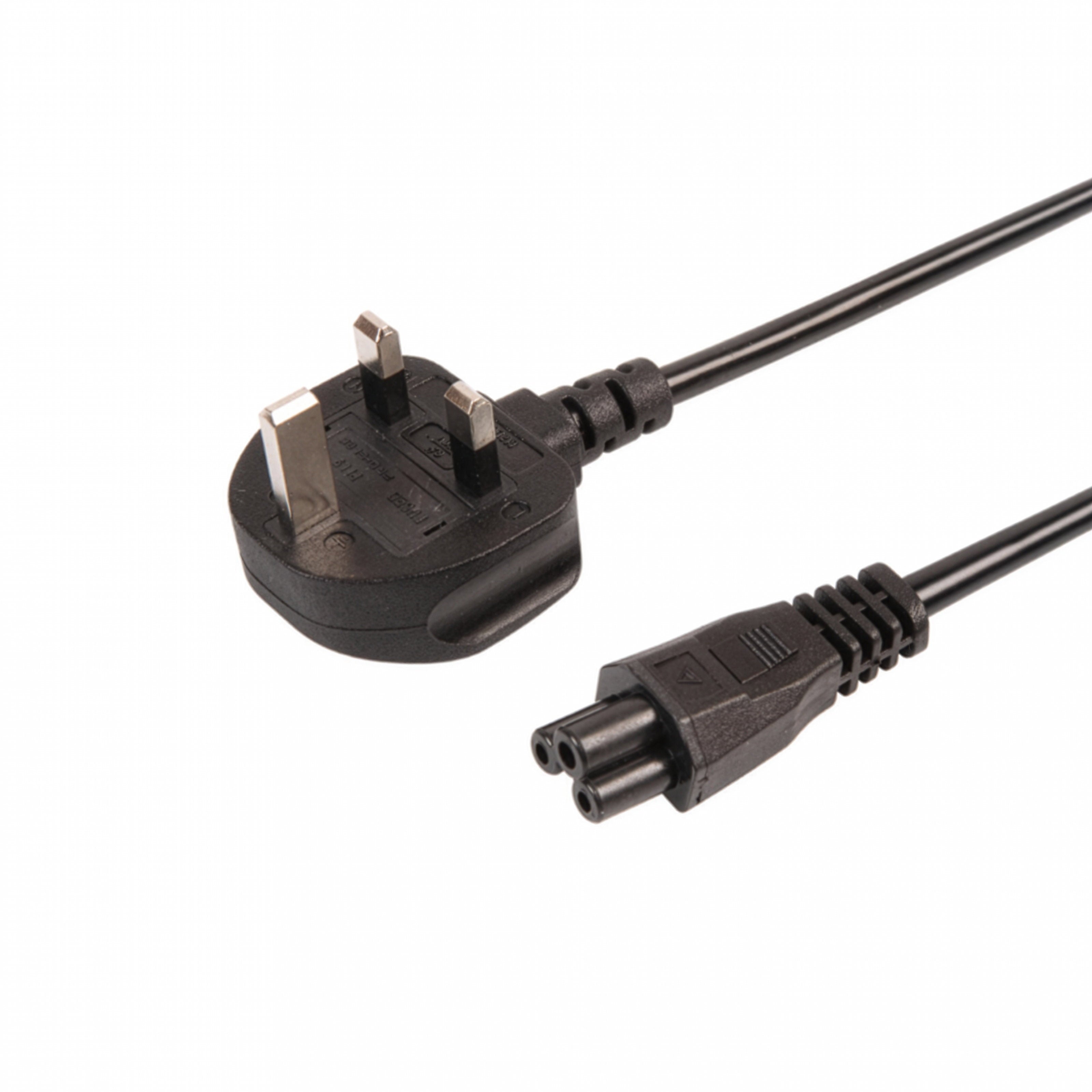 Elumen8 1.5m 13A to IEC C5 Cable 5A Black - Main View