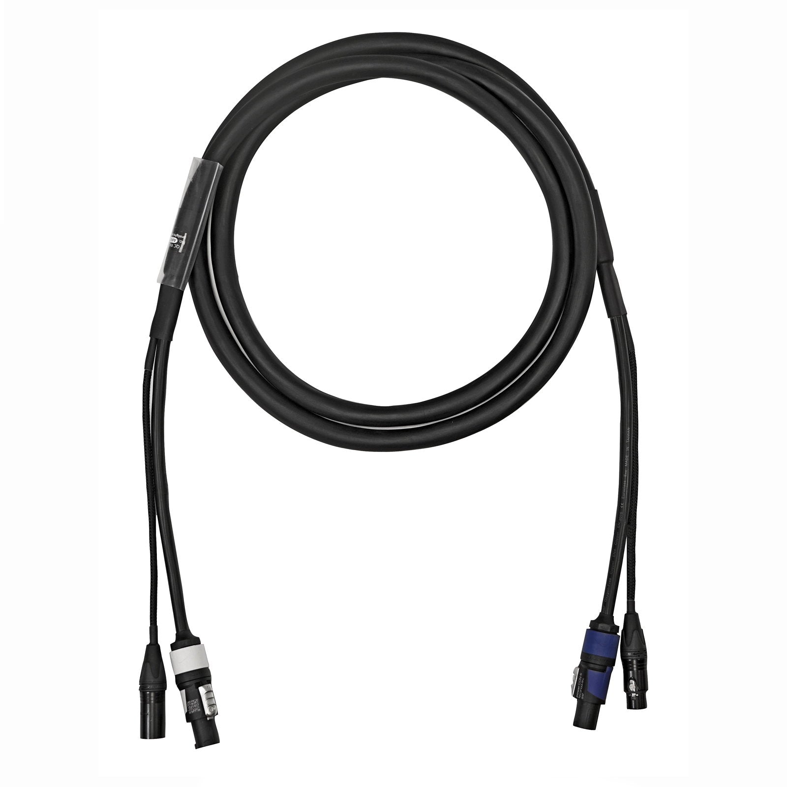Elumen8 2m Combi 2.5mm Neutrik powerCON / 3-Pin DMX Cable - Main View