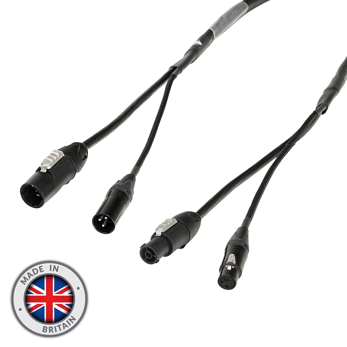 Elumen8 1m Combi 1.5mm Neutrik powerCON TRUE1 / 3-Pin DMX Cable - Main View