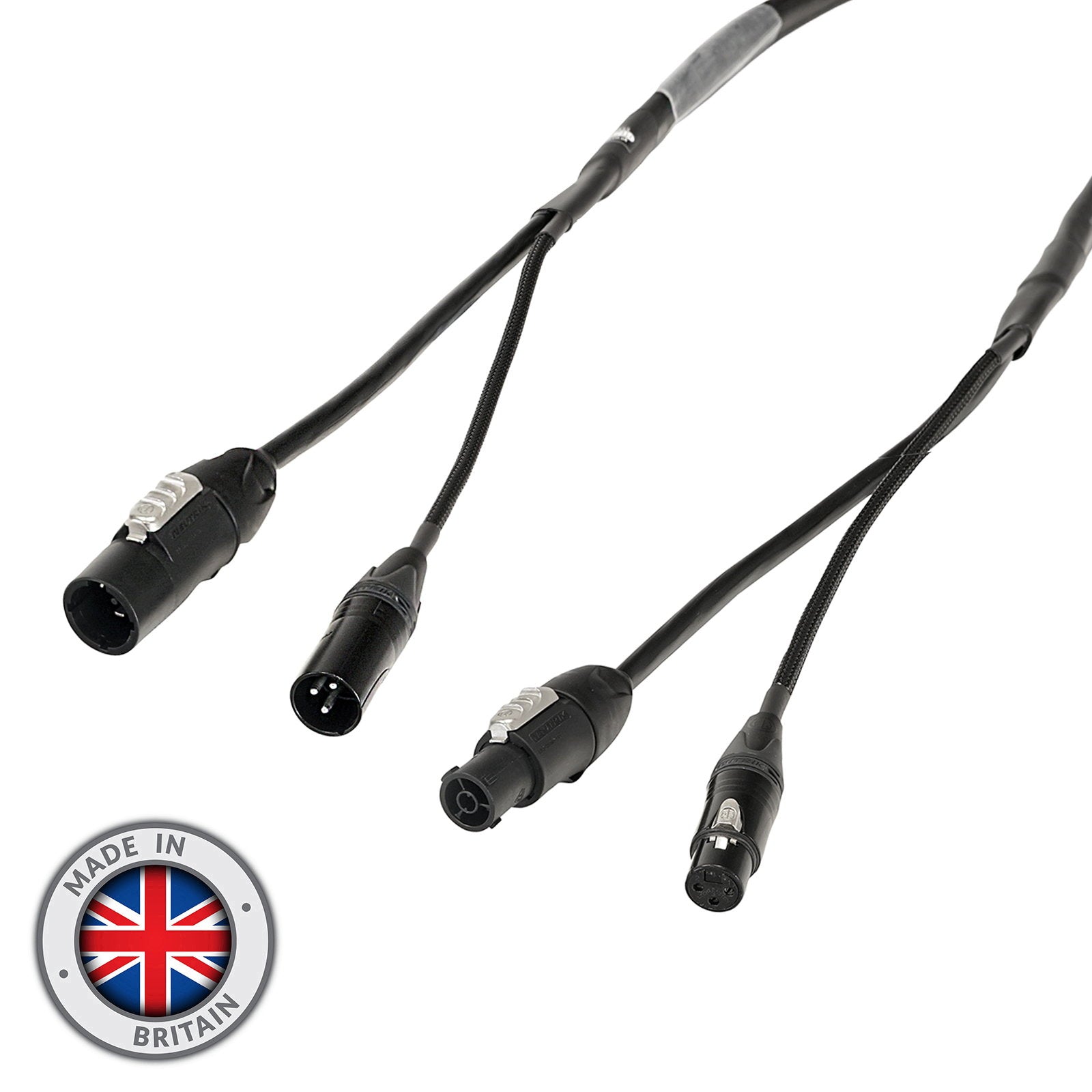 Elumen8 10m Combi 1.5mm Neutrik powerCON TRUE1 / 3-Pin DMX Cable - Main View