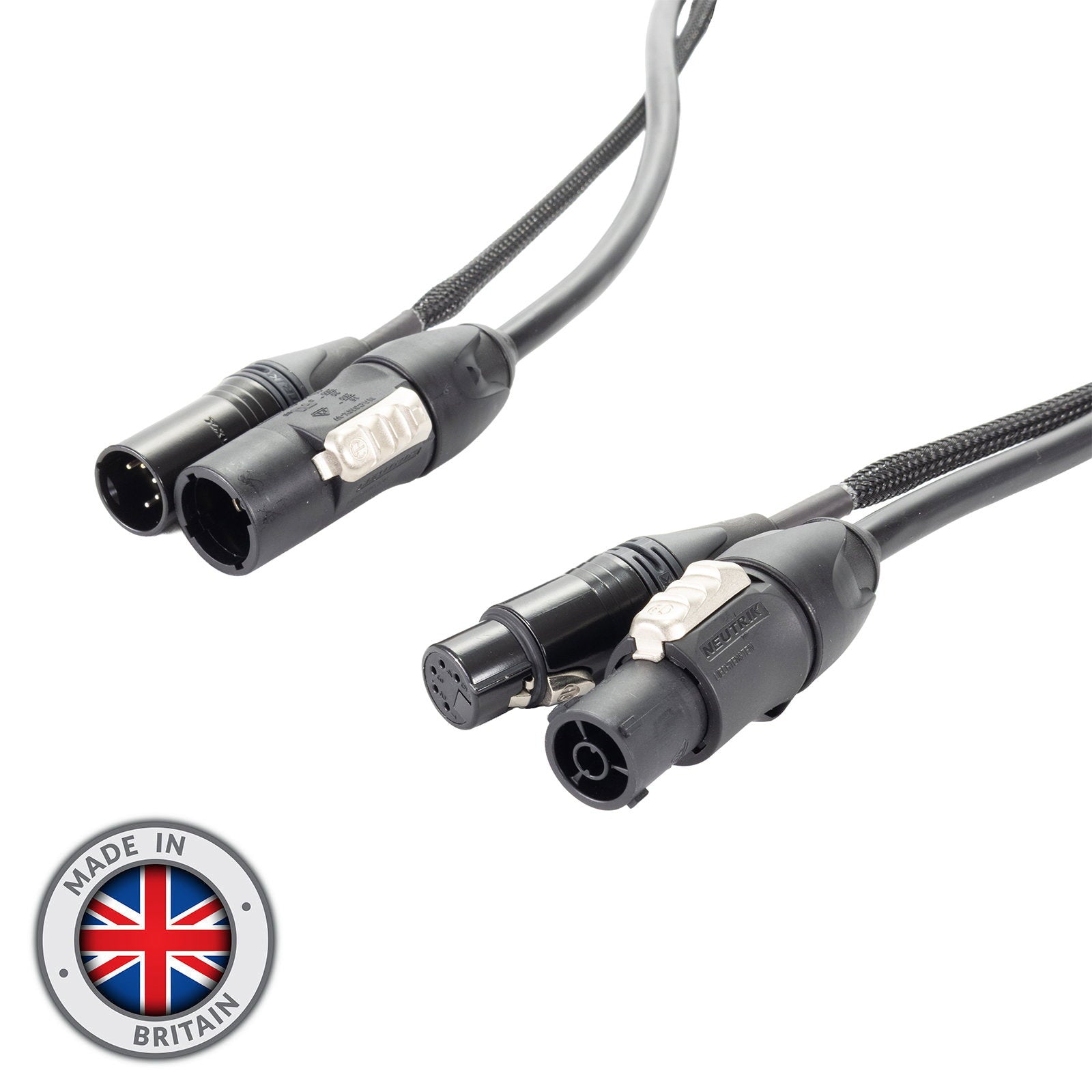 Elumen8 1m Combi 1.5mm Neutrik powerCON TRUE1 / 5-Pin DMX Cable - Alternate View 1